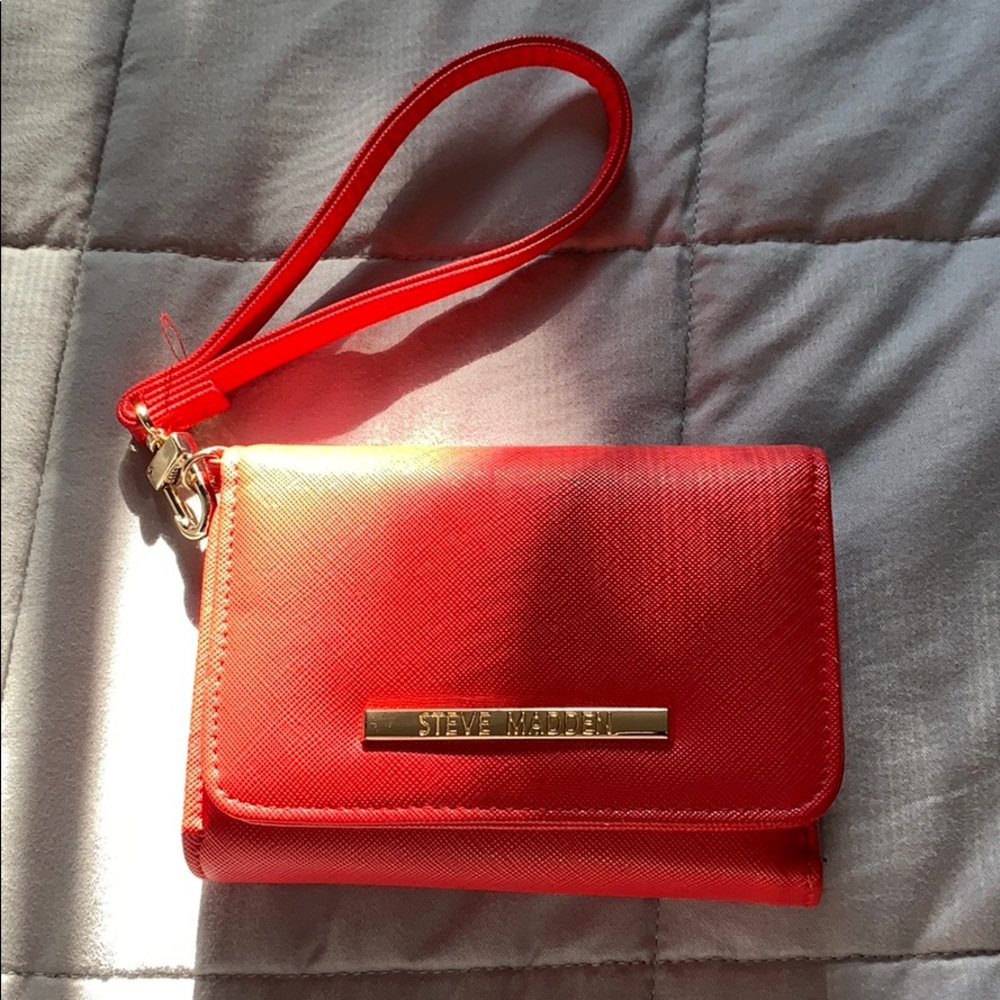 Red Steve Madden wallet